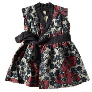Taki Tea flower wrap dress